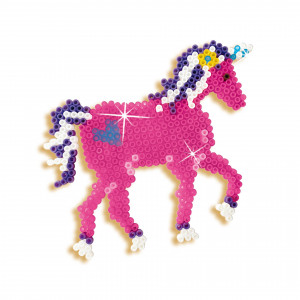 Set creativ copii Beedz - Margele de calcat cu unicorni si printese - Img 6