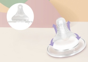 Set de 2 tetine anticolici pentru biberoane Neno S - Img 2