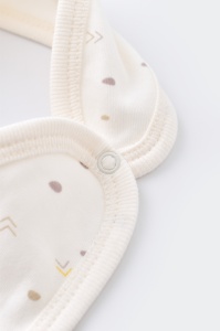 Set de 5 piese pentru nou nascut - 100% bumbac organic - Ecru cu buline, Baby Cosy