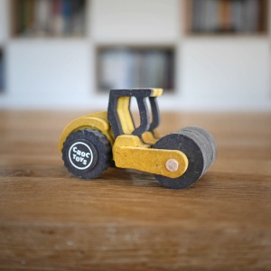 Set de constructie vehicul de santier Buldozerul Fleur, Croc toys - Img 2