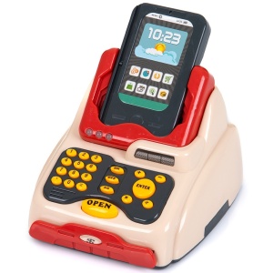 Set jucarie Chipolino Cash Register cu lumini, sunete si 24 accesorii - Img 2