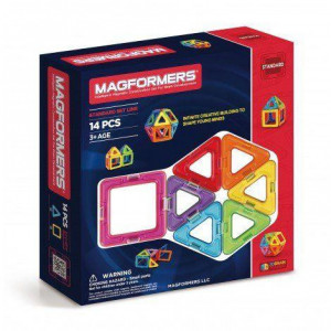 Set magnetic de construit Magformers, 14 piese - Img 1