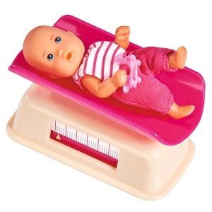 Set Simba Steffi Love New Born Baby Set papusa 29 cm, 1 bebelus si accesorii - Img 5