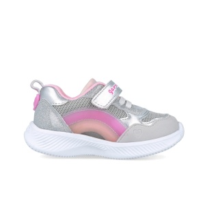 Sneakers cu leduri si curcubeu Garvalin 252801, argintiu