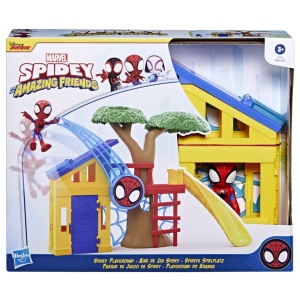 SPIDEY SI PRIETENII EXTRAORDINARI SCENA DE JOACA LOCUL DE JOACA LUI SPIDEY SI FIGURINA SPIDEY 10CM