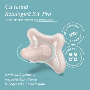 Suzetă fiziologică SX Pro 6-18 luni Zero Zero Suavinex - Img 2