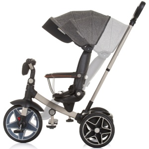 Tricicleta cu copertina si sezut reversibil Chipolino Derby granite - Img 4