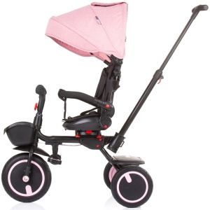 Tricicleta pliabila Chipolino Quick Fold cu sezut reversibil rose water - Img 2