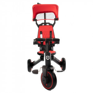 Tricicleta Uonibay 3 in 1, Pliabila si Reversibila - Red