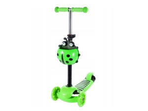 TROTINETA MALPLAY BUBURUZA TIP SCOOTER CU 3 ROTI VERDE - Img 1