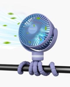 Ventilator portabil pentru carucior Momcozy Purple