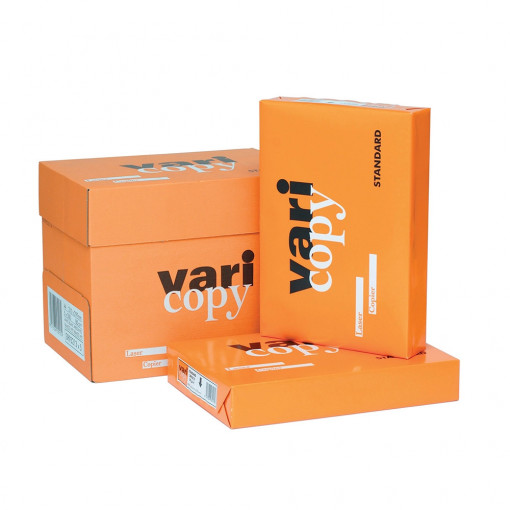 Set 5 topuri hartie copiator A4, VariCopy, 80g/mp, 500coli/top