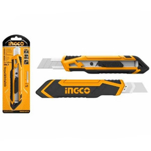 Cutter din ABS, Maner Cauciucat, Lama 18x100mm