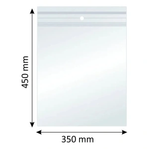 Plicuri Ziplock, Polietilena, 350x450mm, 40µm, 100 Buc/Set