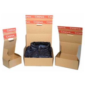 Cutie Carton cu Autoformare FashionBox, 310x220x100mm, Autoadeziv, Banda Desigilare, Natur