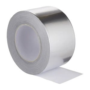 Banda Adeziva Aluminiu, 75mm/50m, Silentioasa, Argintiu
