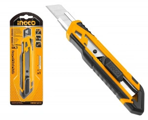 Cutter din ABS, Maner Cauciucat, Lama 18x100mm