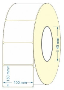 Etichete Termice Autoadezive pentru AWB C6, 100x150mm, 260/rolă