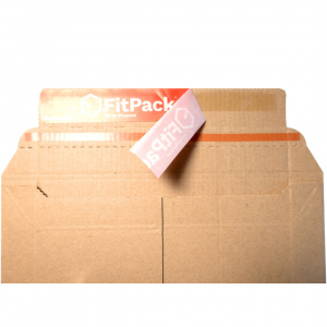 Plic Cartonat EnvelopeBox, 167x240x50mm, Autoadeziv, Banda Desigilare, Natur