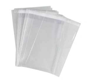 Set 100 Plicuri LDPE, Polietilena, Autoadeziv, 350x460+65x0.4mm, Transparent