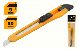 Cutter din ABS, Maner Ergonomic, Lama 9x80mm