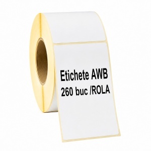 Etichete Termice Autoadezive pentru AWB C6, 100x150mm, 260/rola