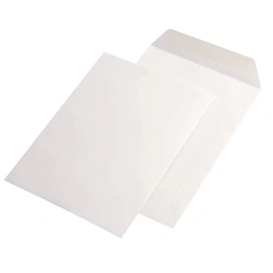 Set 50 Plicuri B5+, 190x260mm, Siliconic, 90gr/mp, Alb