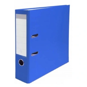 Biblioraft Plastifiat A4, 75 mm, Albastru