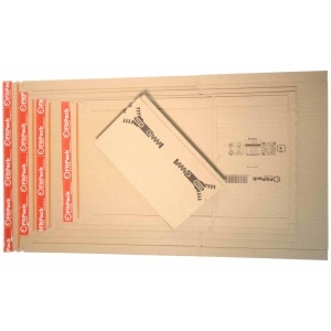 Cutie Carton Carti BookBox, 380x290x80mm, Autoadeziv, Banda Desigilare, Natur