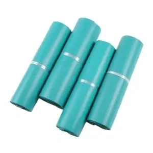 Set 50 Plicuri Curierat 200x300mm, Polietilena, 45µm, Verde Smarald - Img 3