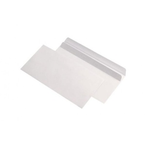 Set 50 Plicuri DL, 110x220mm, Siliconic, 80gr/mp, Alb