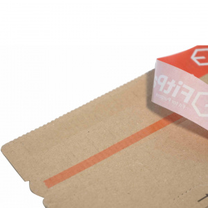 Cutie Carton cu Autoformare EuroBox, 215x155x43mm, Autoadeziv, Banda Desigilare, Natur