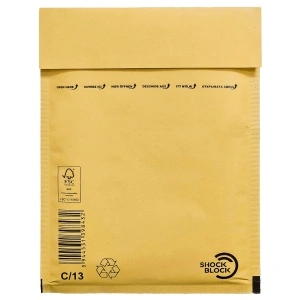 Plic Antisoc cu Bule Aer C13, 170x225+50mm, Autoadeziv, Natur