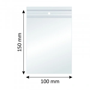 Plicuri Ziplock, Polietilena, 100x150mm, 40µm, 100 Buc/Set