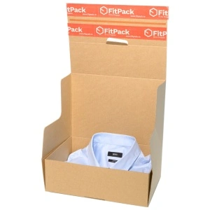 Cutie Carton cu Autoformare FashionBox, 310x220x100mm, Autoadeziv, Banda Desigilare, Natur