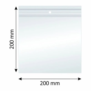 Plicuri Ziplock, Polietilena, 200x200mm, 40µm, 100 Buc/Set