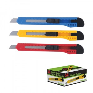 Cutter din Plastic, Maner Ergonomic, Lama 9x80mm