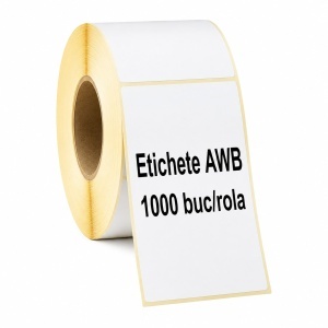 Etichete Termice Autoadezive pentru AWB C6, 100x150mm, 1000/rola