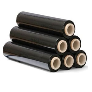 Folie Strech, 2.5Kg Net, 2.7Kg Brut, Latime 50cm, 23µm, Neagra