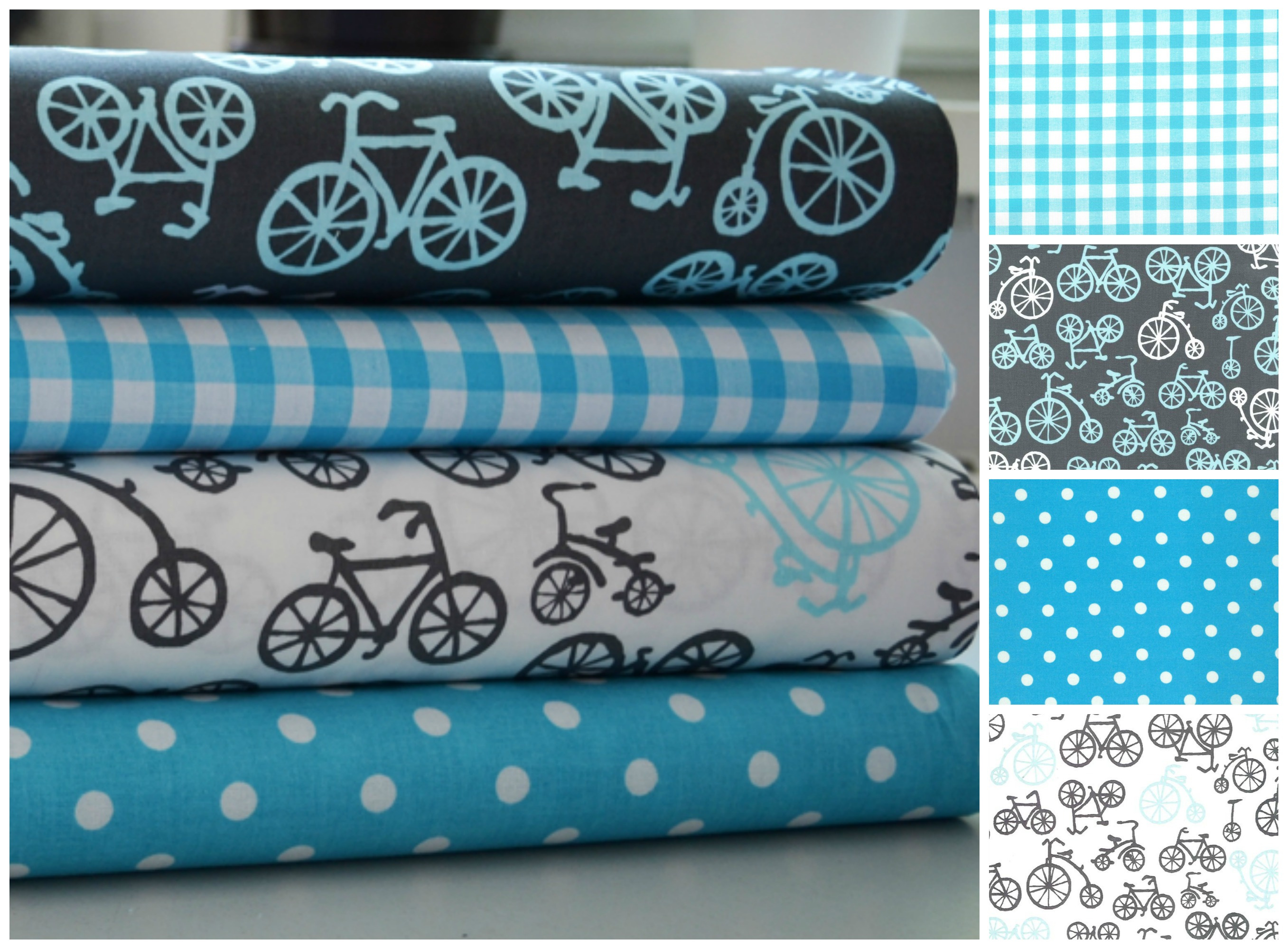 Poster-Bicycles materiale textile biciclete