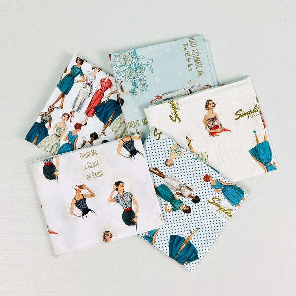 Set Fat Quarter 5 bucati - Simplicity