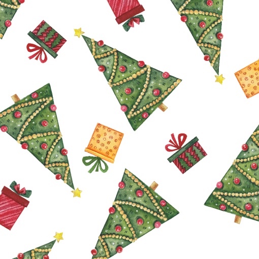 Bumbac imprimat digital - Joyful Tree