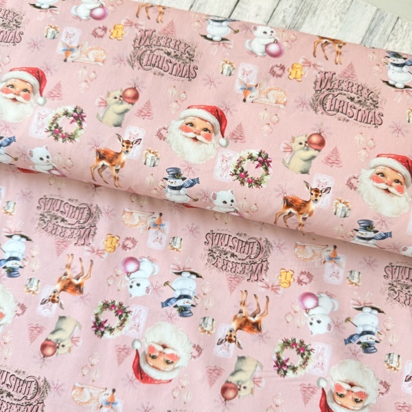 Material Craciun Poplin - Christmas Cuties