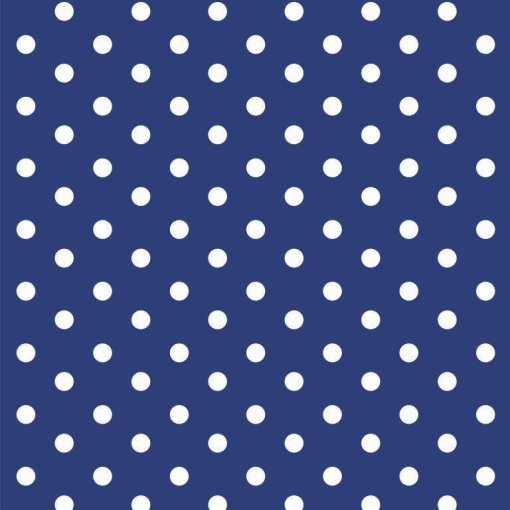 Bumbac imprimat - Dots Cobalt