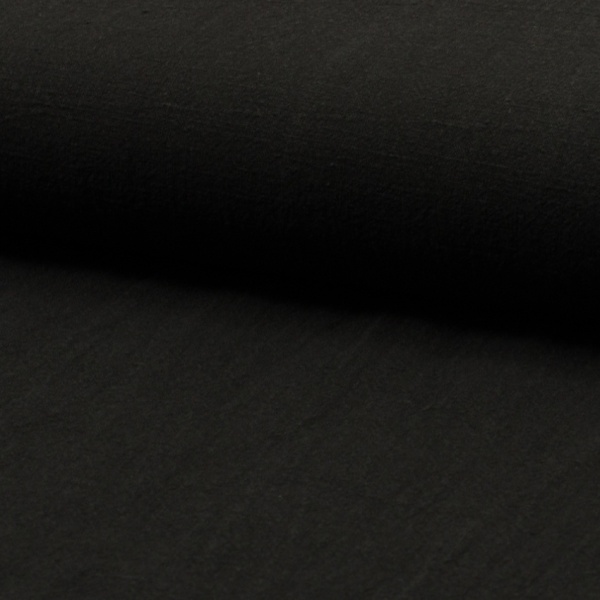 Material 100% In Prespalat Stonewashed - Black - cupon 40cm