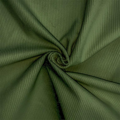 Bumbac Reiat Corduroy - Forest Green