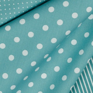 Bumbac imprimat - Dots Fresh Sage - Img 1
