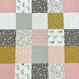 Bumbac model patchwork - Betya Rose - Img 2