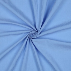 Cupon 60 cm - Poplin prespalat uni - Azur - Img 2