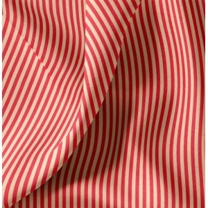 Cupon 90 cm - Bumbac imprimat in dungi - Peachy Stripes